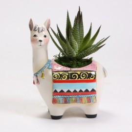 Ceramic Bisque Llama Container